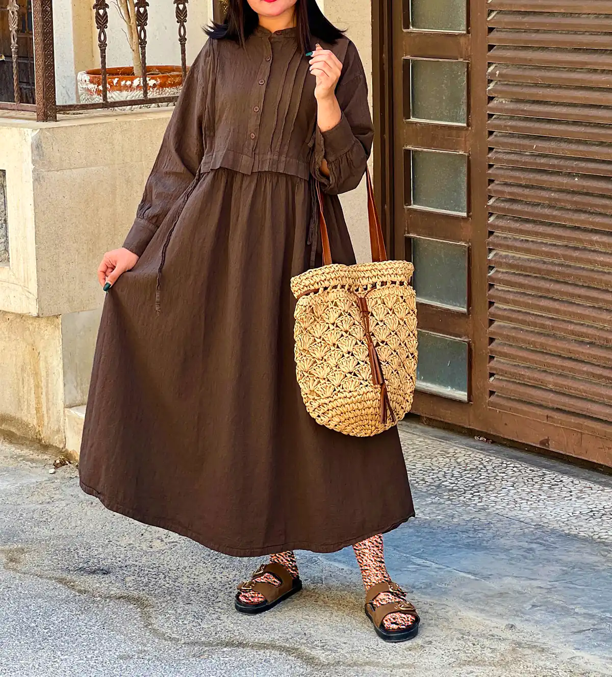 پیراهن کژوال راحت دخترانه