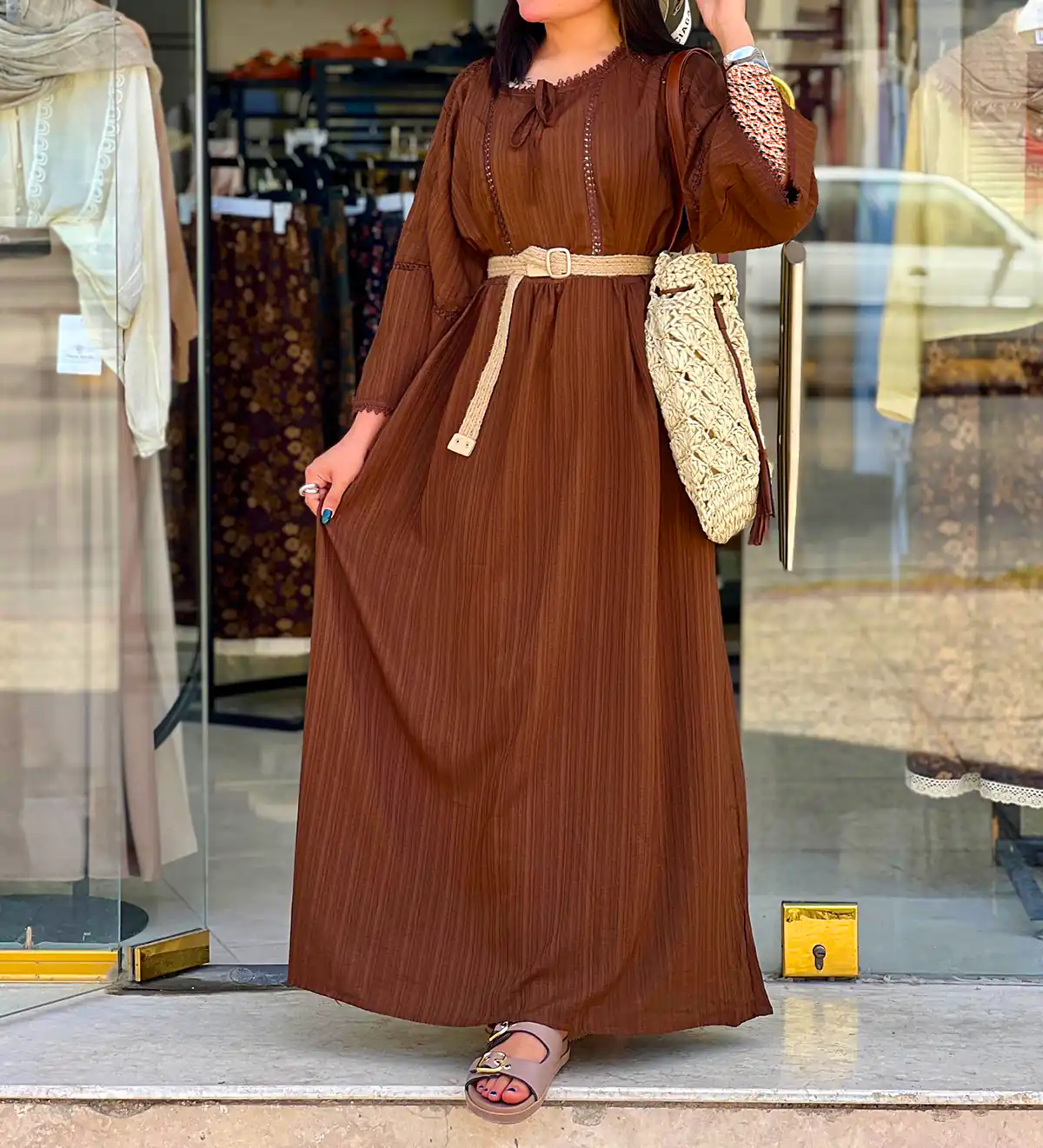 پیراهن کژوال راحت دخترانه