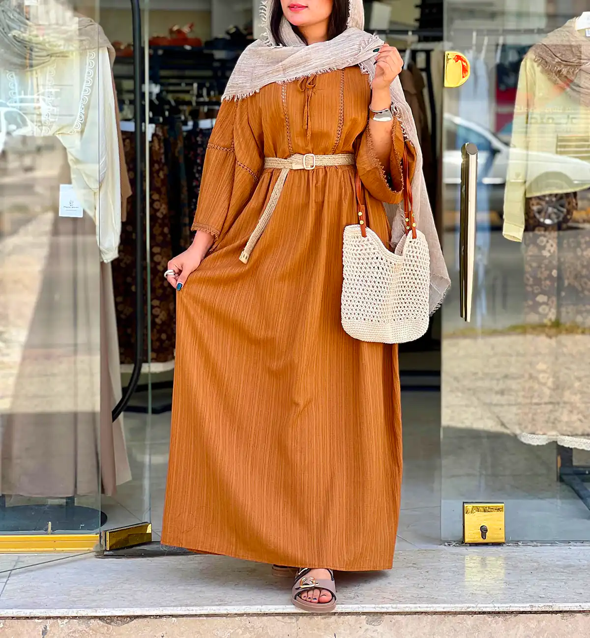 پیراهن کژوال راحت دخترانه