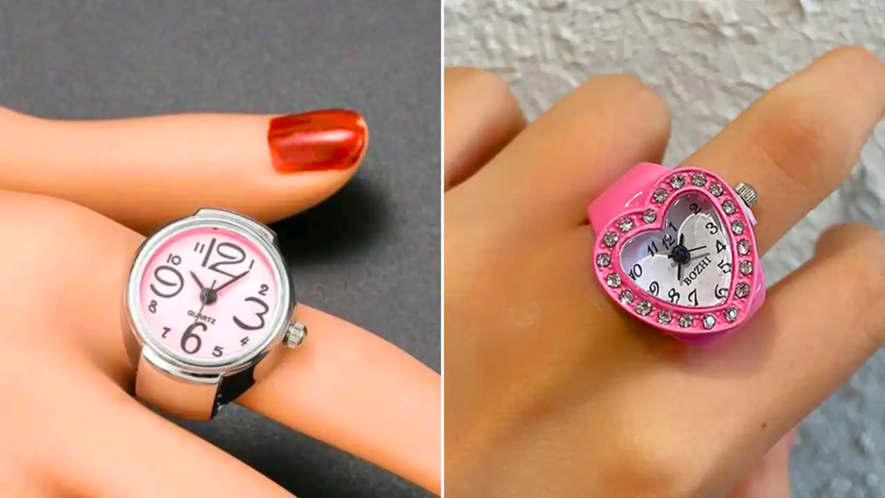 ساعت انگشتری فانتزی دخترونه