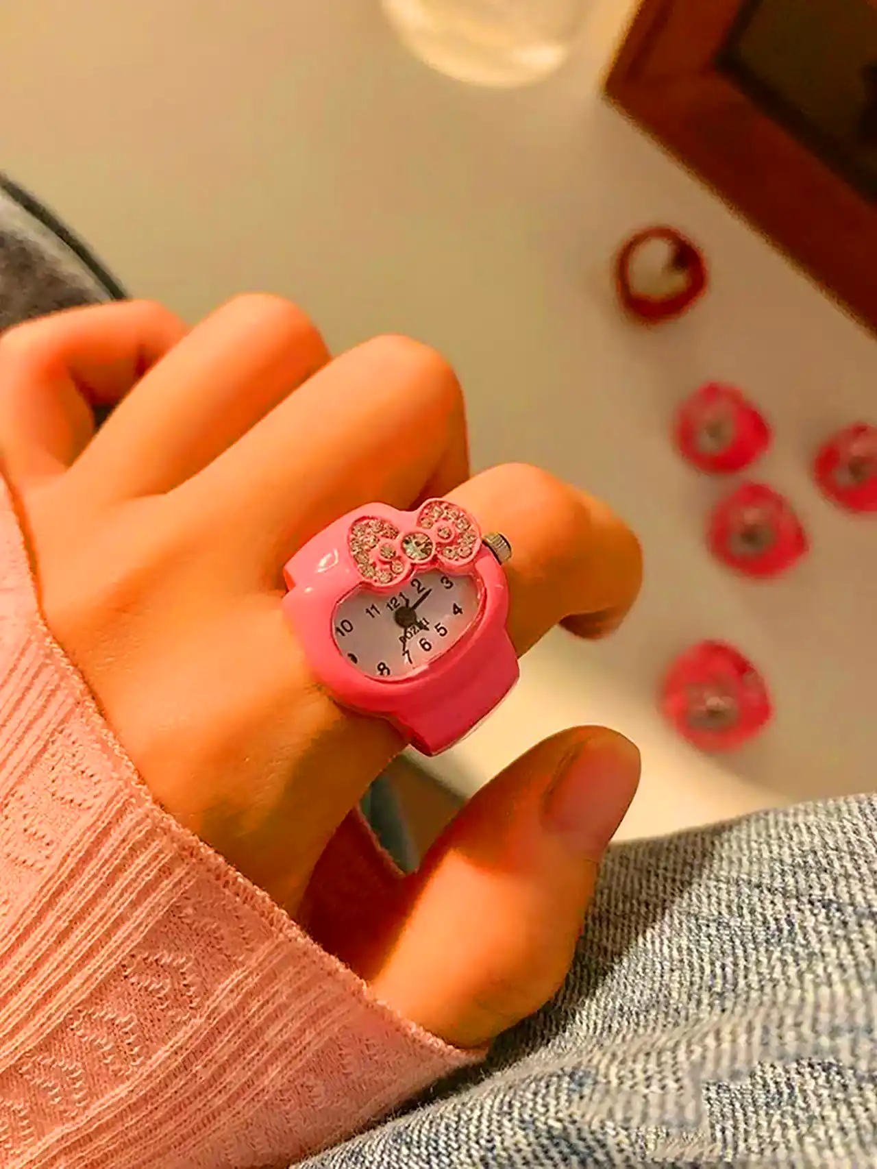 ساعت انگشتری فانتزی دخترونه