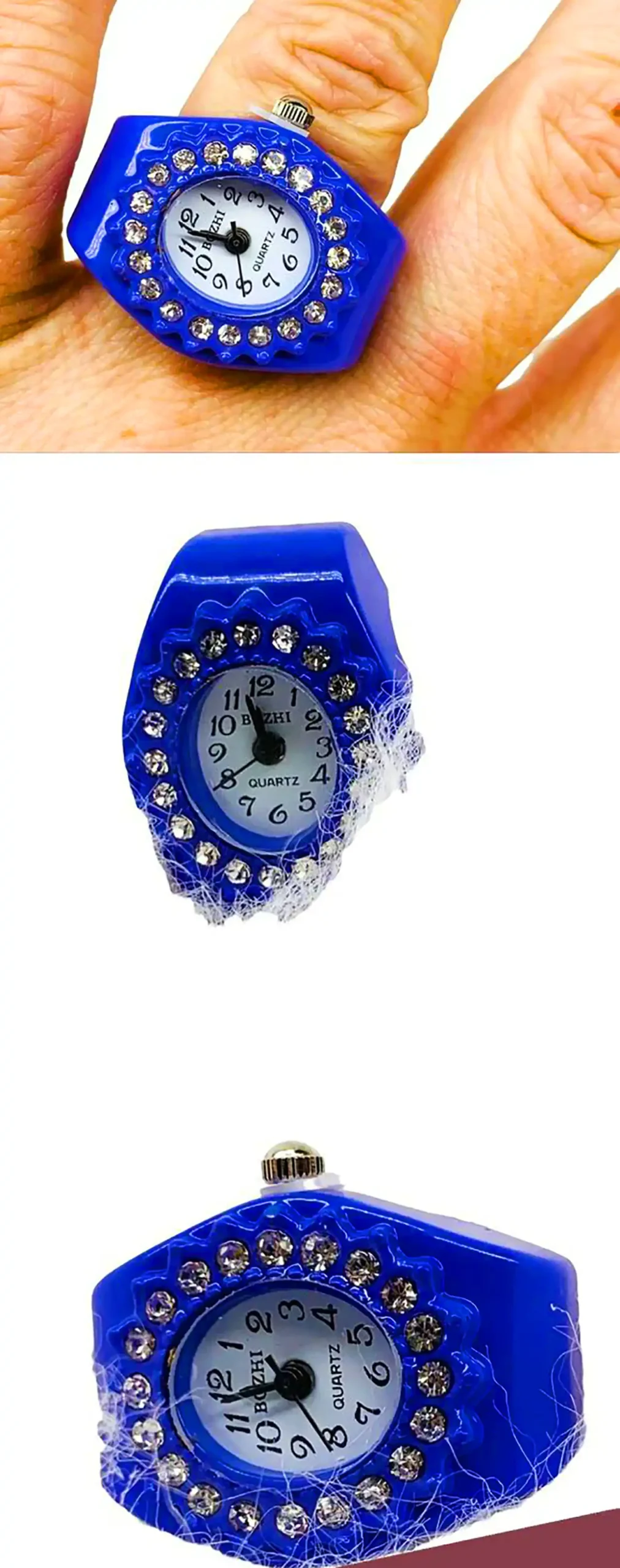 ساعت انگشتری فانتزی دخترونه