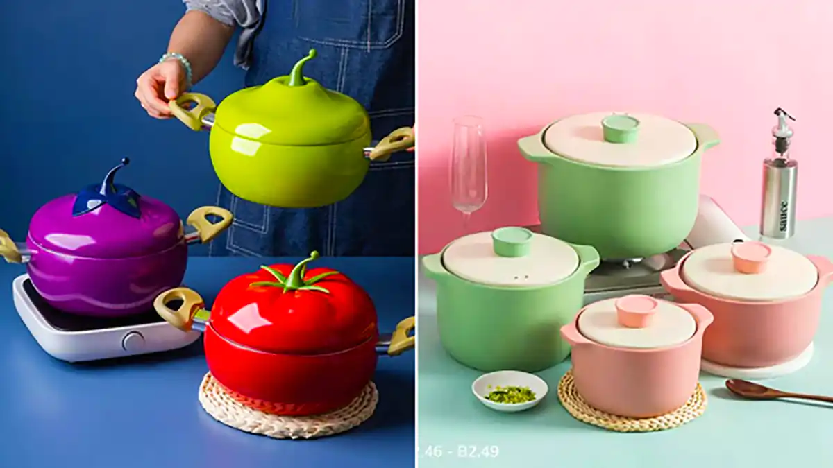 سرویس پخت و پز رنگی شیک