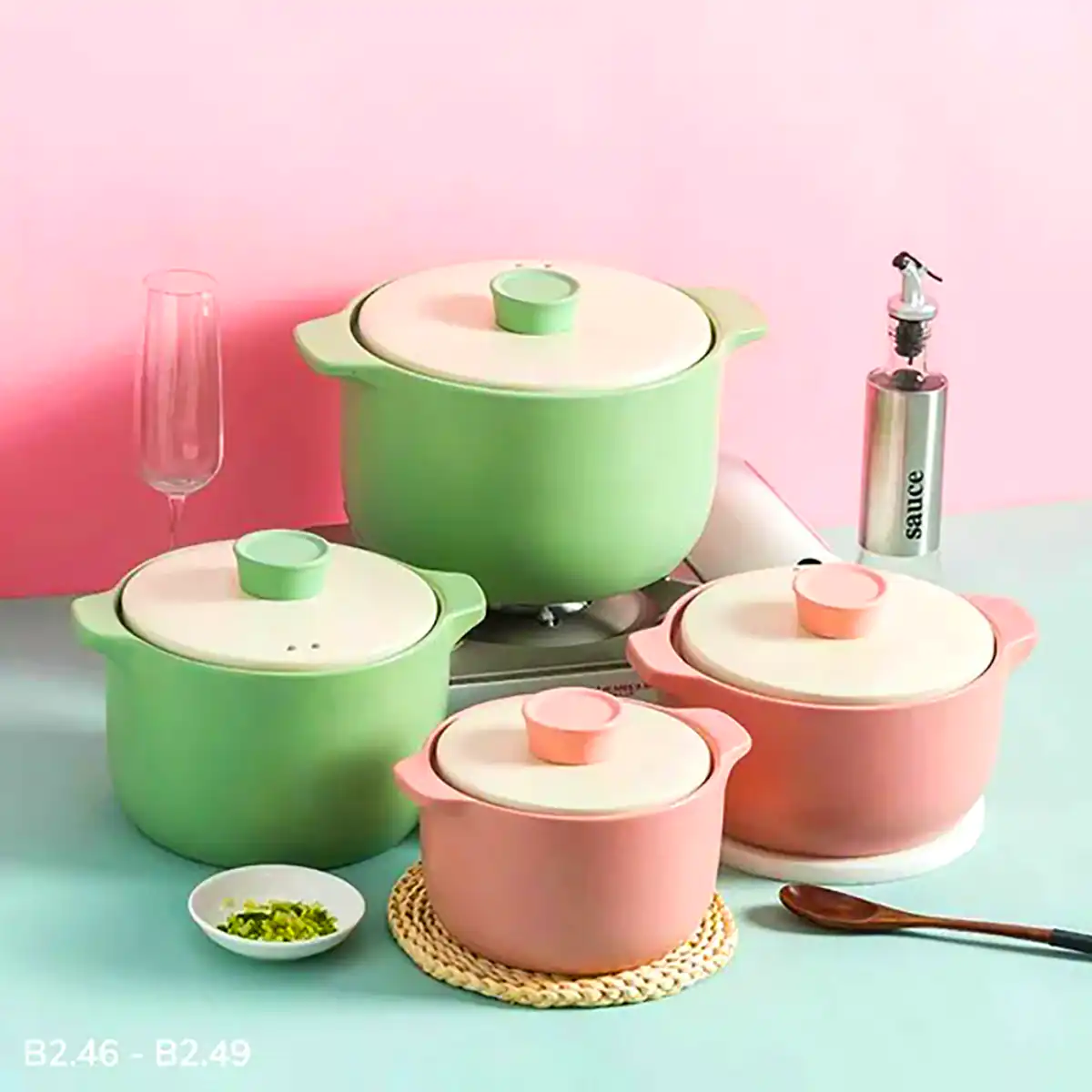 سرویس پخت و پز رنگی شیک