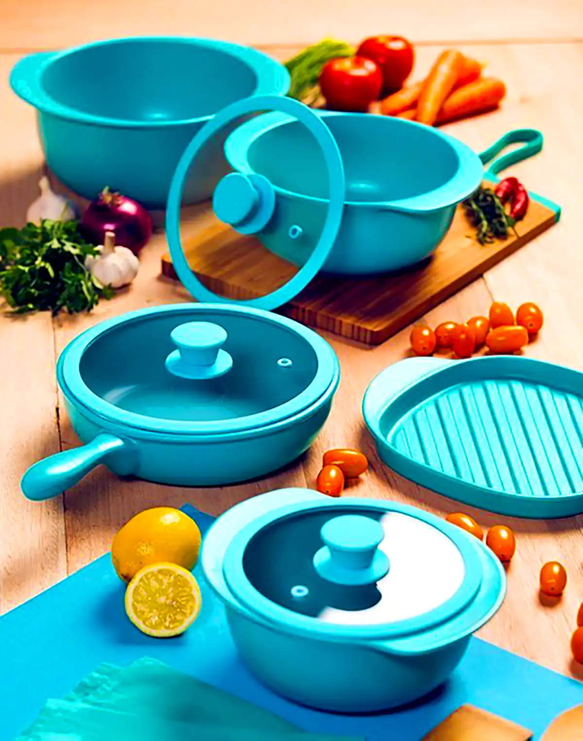 سرویس پخت و پز رنگی شیک