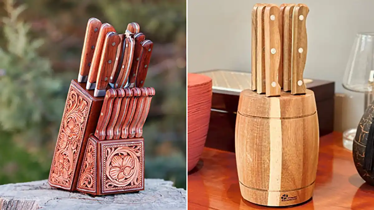 ست چاقو دستساز تزئینی