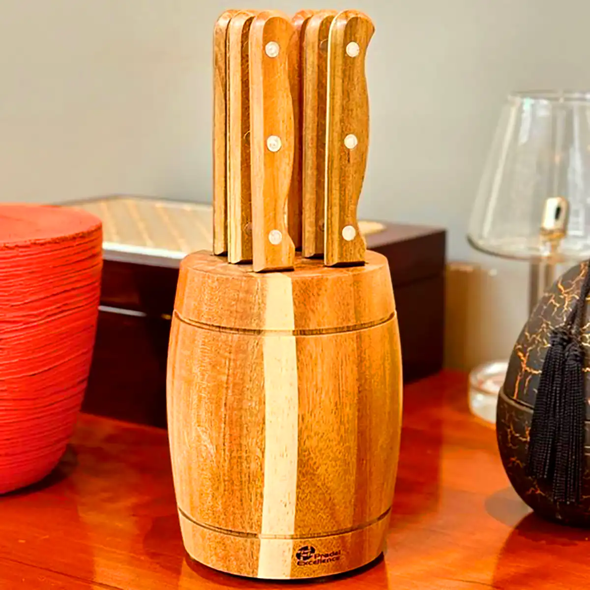 ست چاقو دستساز تزئینی