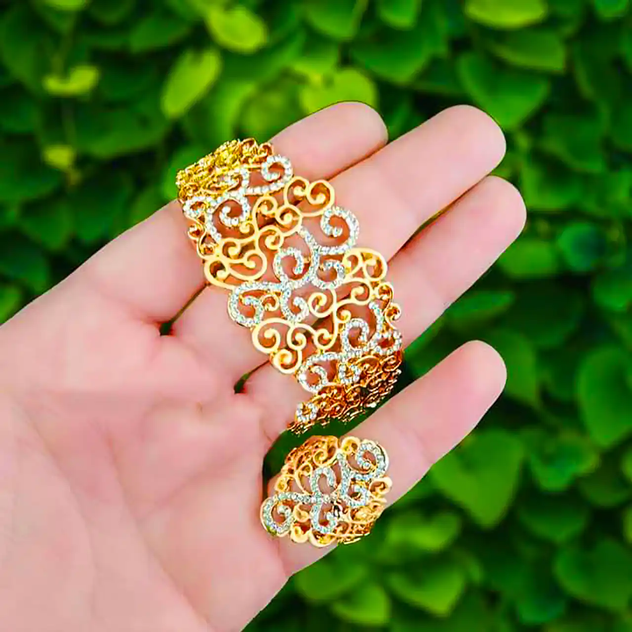 ست دستبند و انگشتر لاکچری 