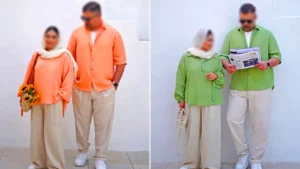 ست هماهنگ لباس زوج ایرانی