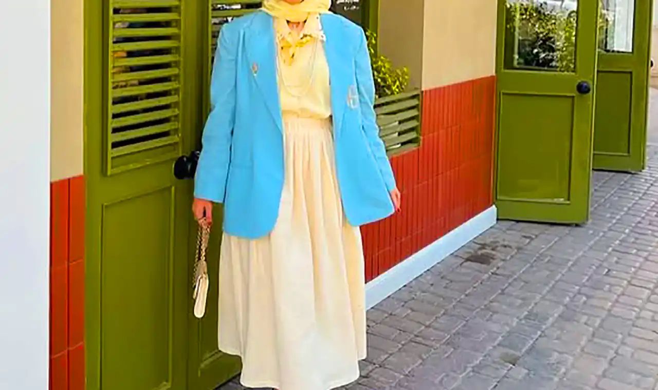 استایل جدید زنانه ترکیبی بلند 