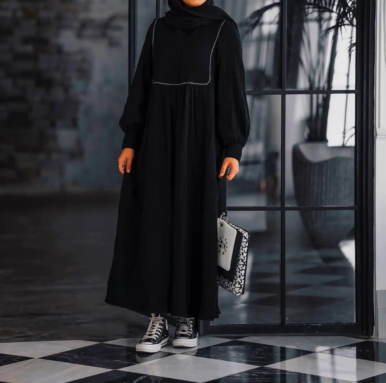 استایل جدید زنانه ترکیبی بلند 