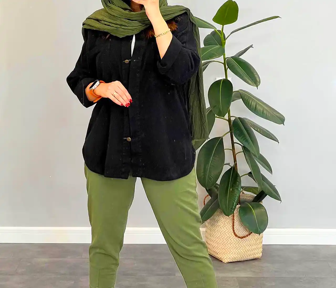 استایل راحت پاییزی روزانه