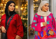 استایل زنانه دخترانه شاد رنگی