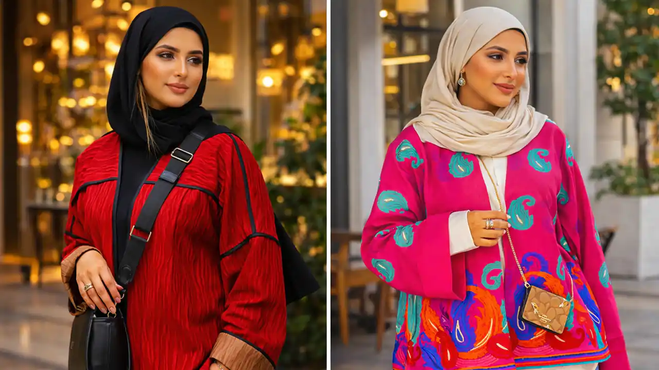 استایل زنانه دخترانه شاد رنگی