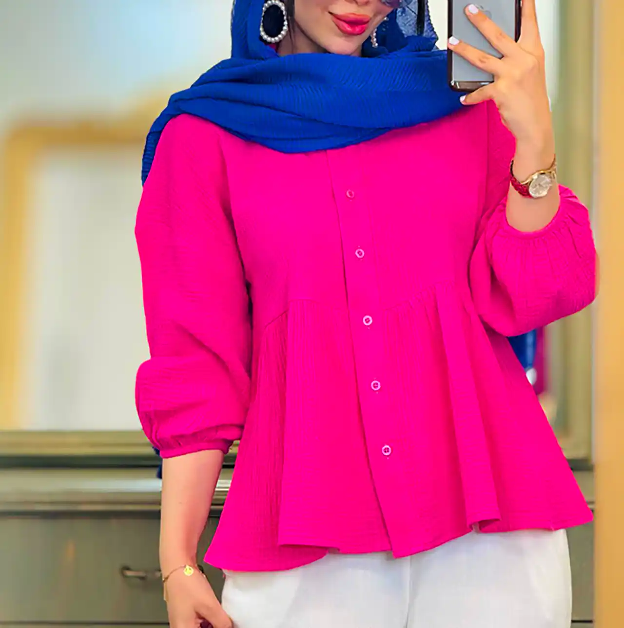 استایل زنانه دخترانه شاد رنگی 