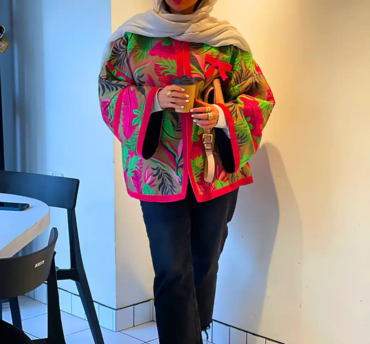 استایل زنانه دخترانه شاد رنگی 