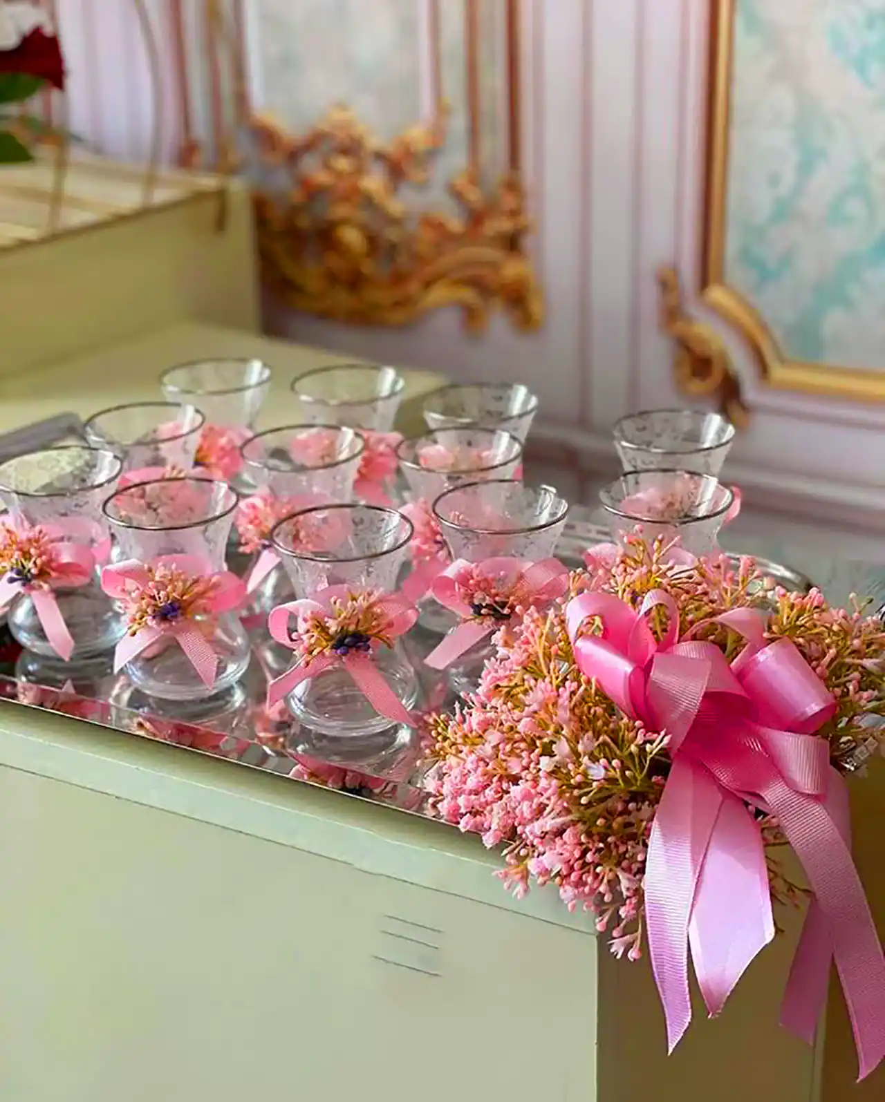 تزئین حرفه ای استکان چای خواستگاری