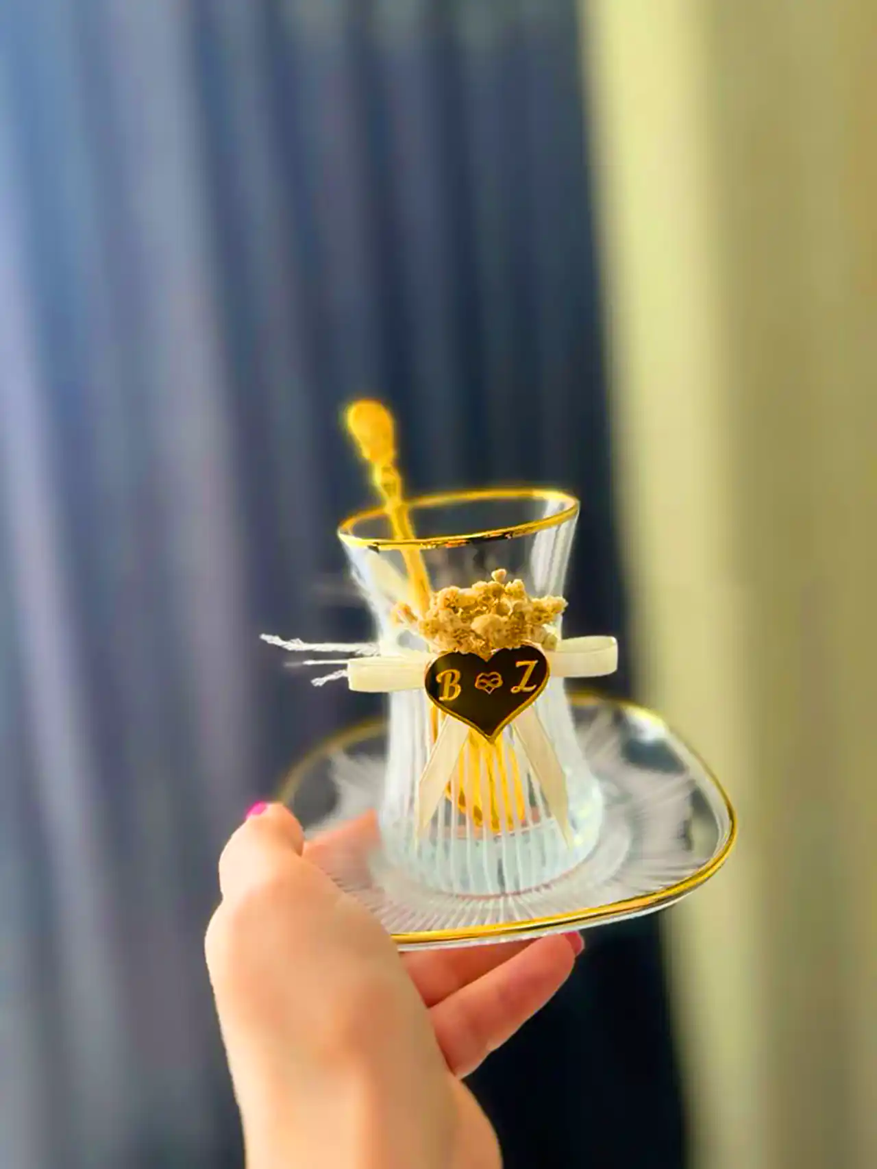 تزئین حرفه ای استکان چای خواستگاری