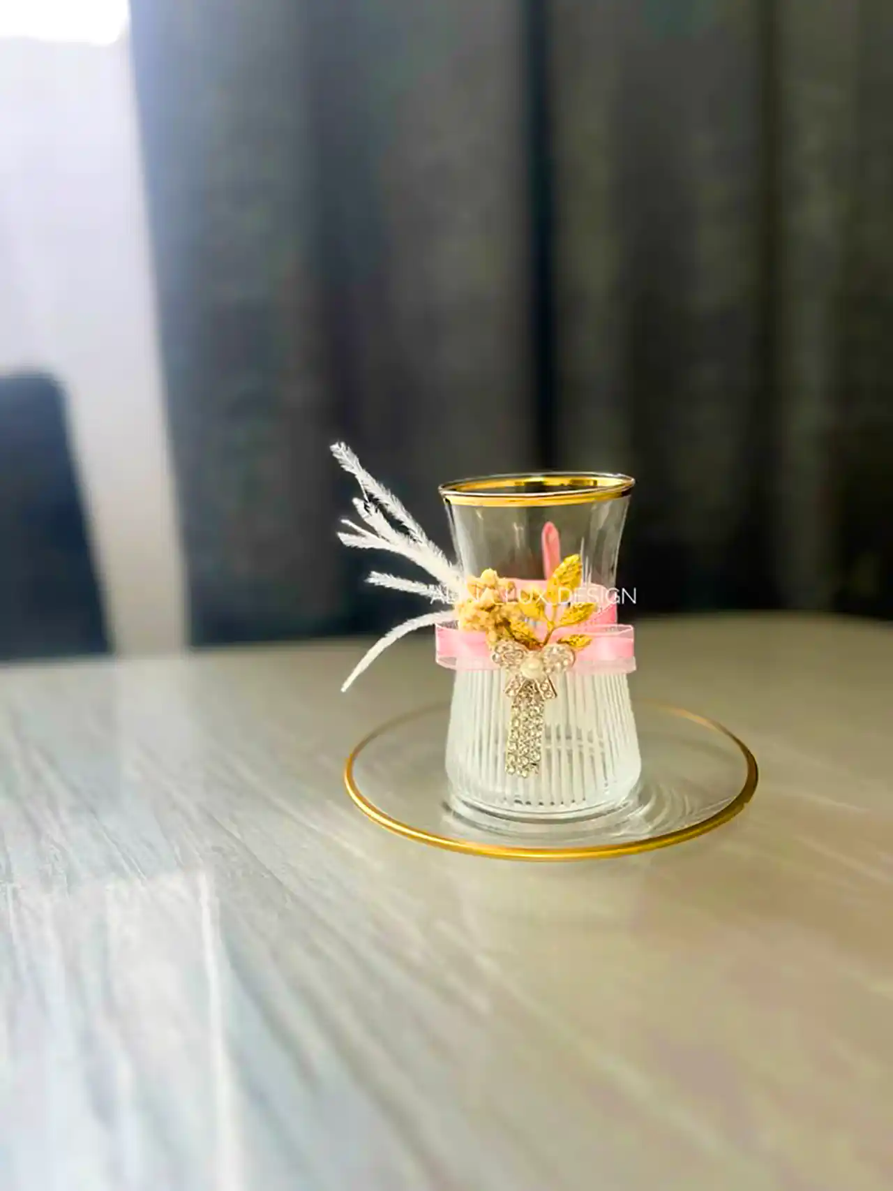 تزئین حرفه ای استکان چای خواستگاری