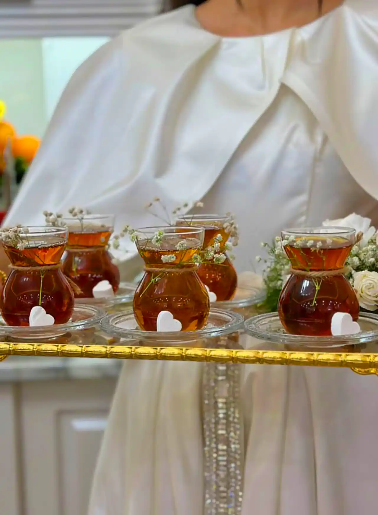 تزئین حرفه ای استکان چای خواستگاری