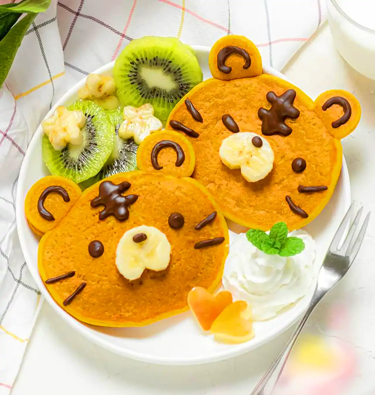 تزئین حرفه ای و شیک پنکیک خونگی