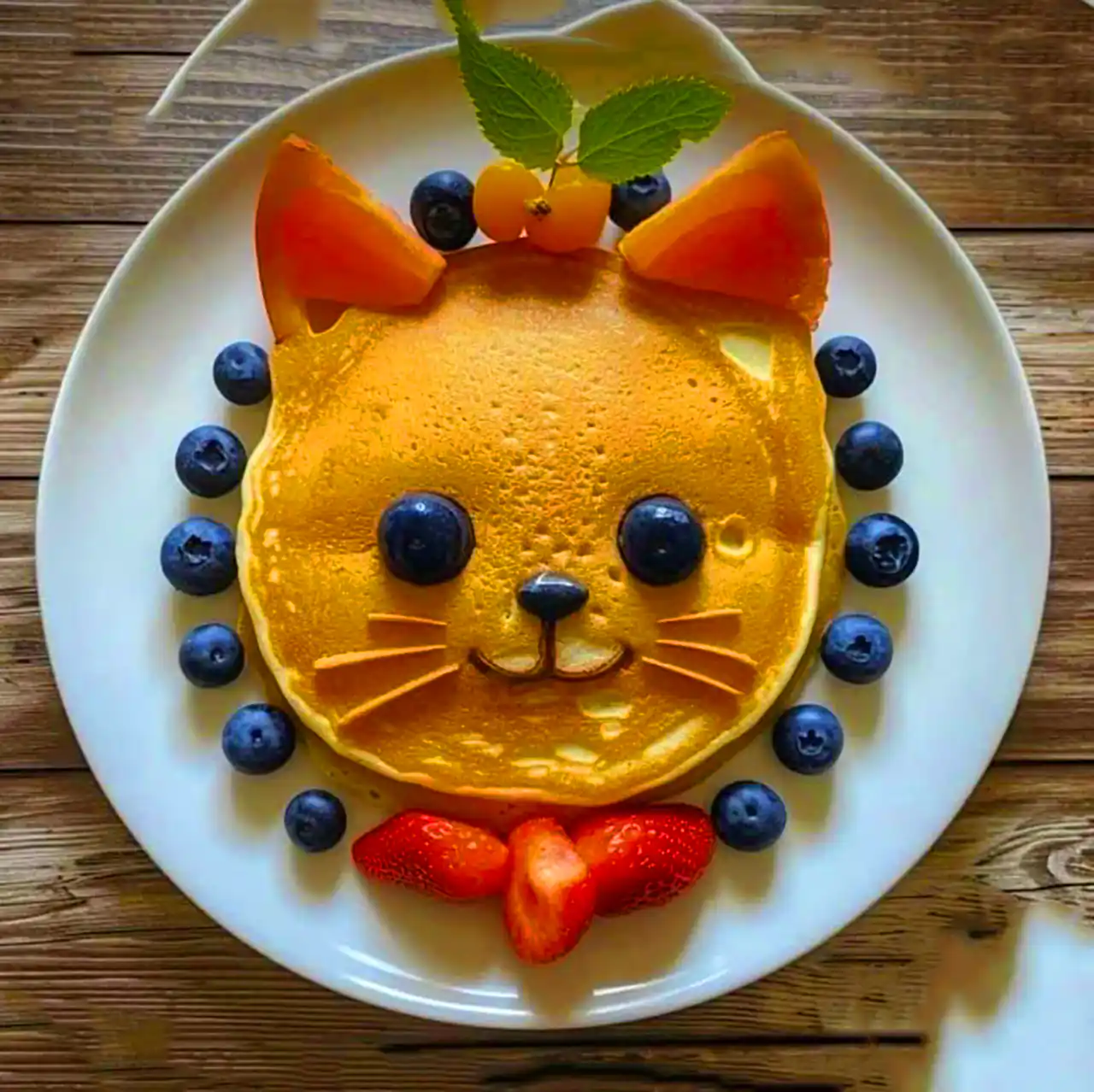 تزئین حرفه ای و شیک پنکیک خونگی