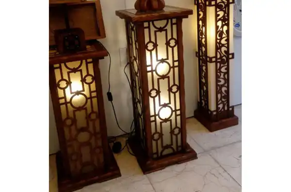 آباژور ایستاده چوبی مدرن + دکوراسیونی اصیل،خاصِ شما؛با آباژور ایستاده چوبی مدرن