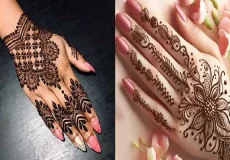 عکس مدل حنا + ترند ترین طرح های سال با ظرافت و جذابیت خاص