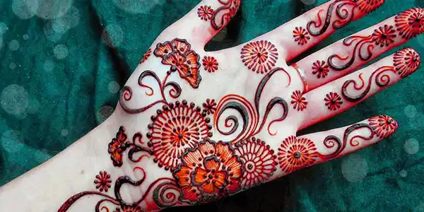 عکس مدل حنا + ترند ترین طرح های سال با ظرافت و جذابیت خاص