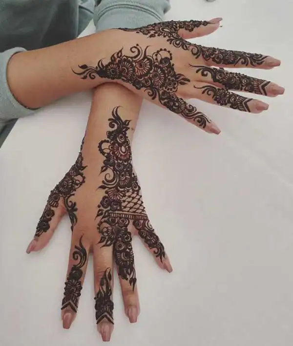 عکس مدل حنا + ترند ترین طرح های سال با ظرافت و جذابیت خاص