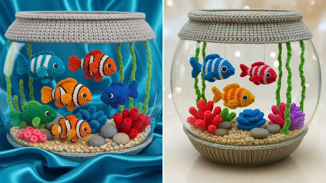 آکواریوم بافتنی هنری