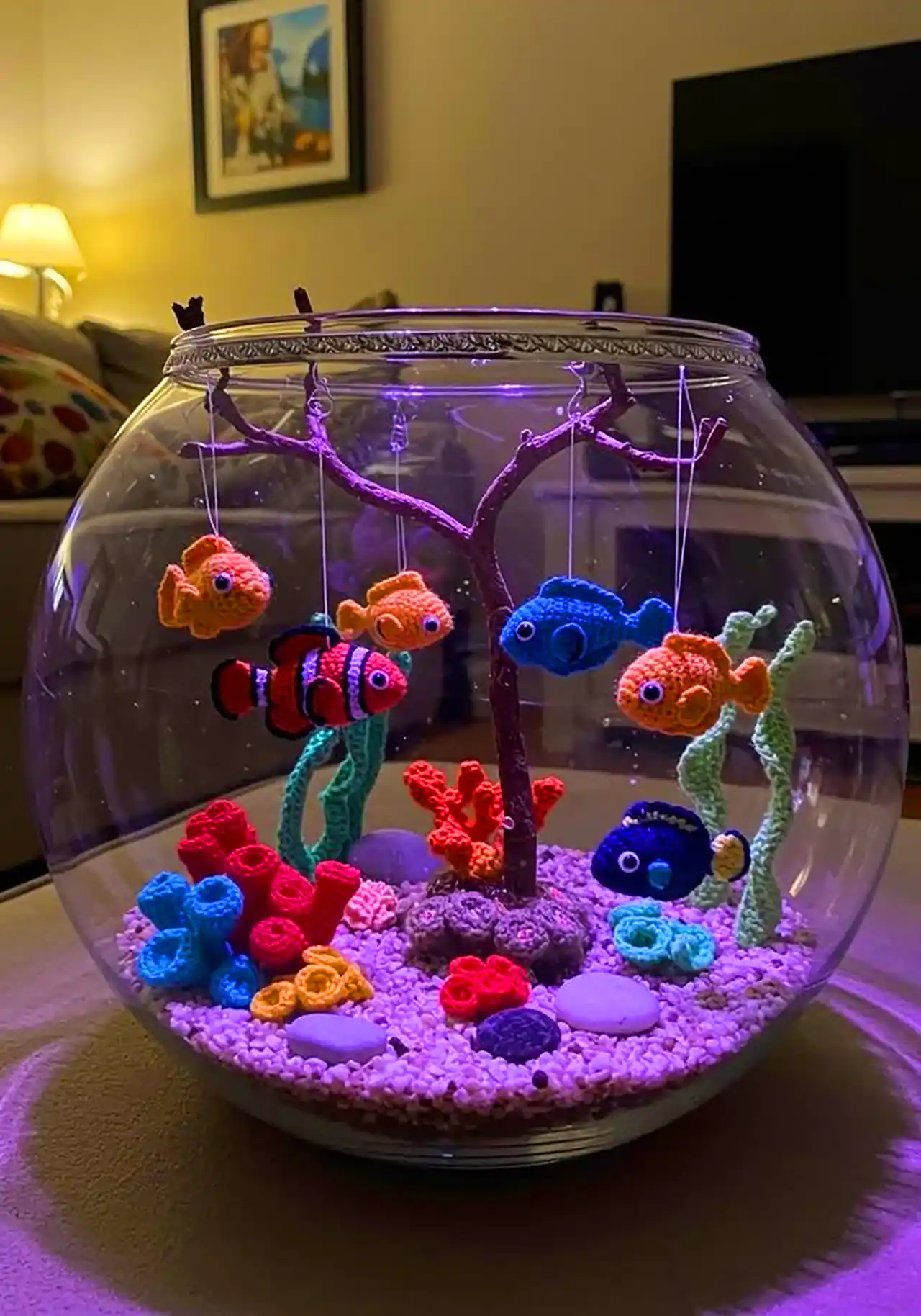 آکواریوم بافتنی هنری