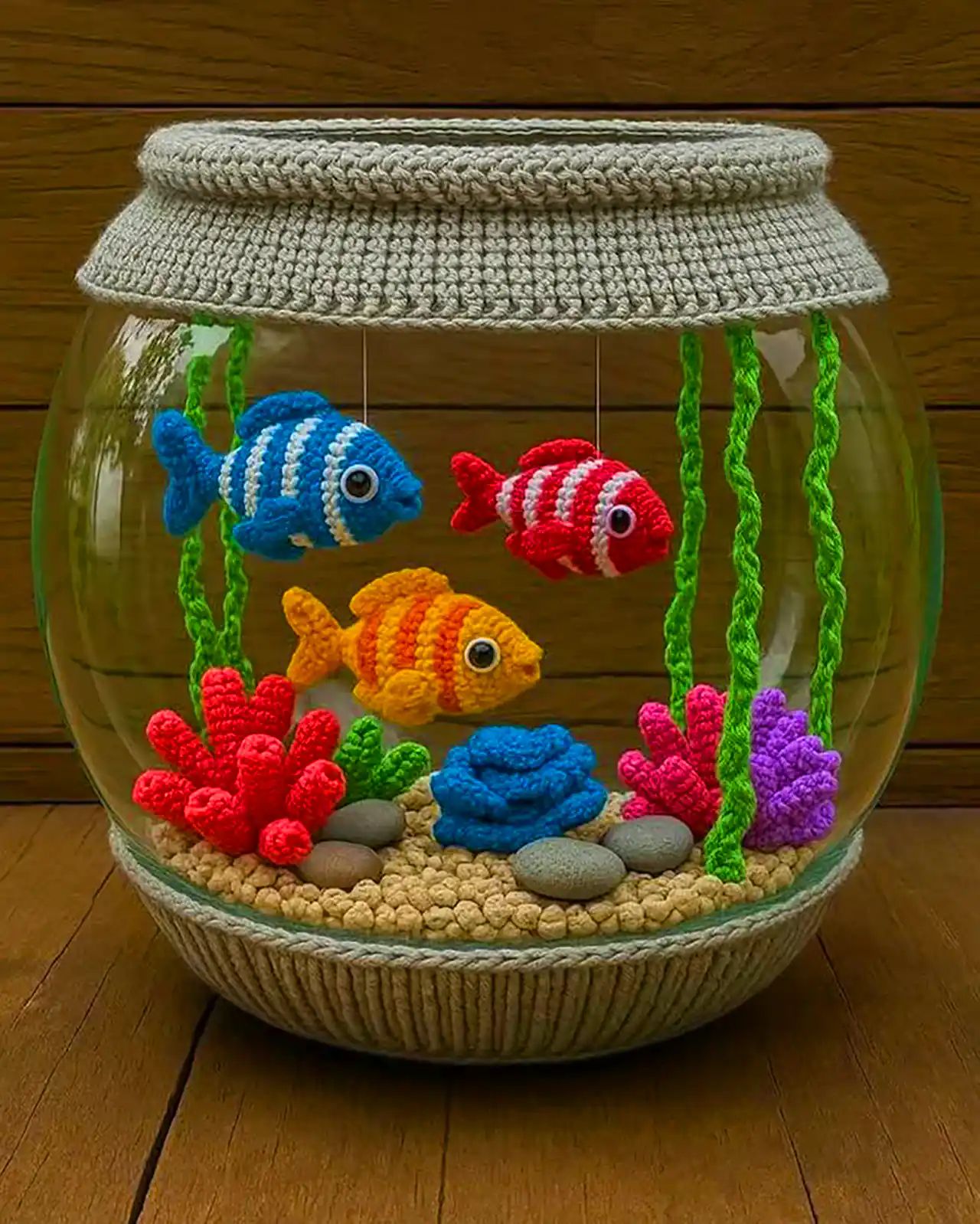 آکواریوم بافتنی هنری