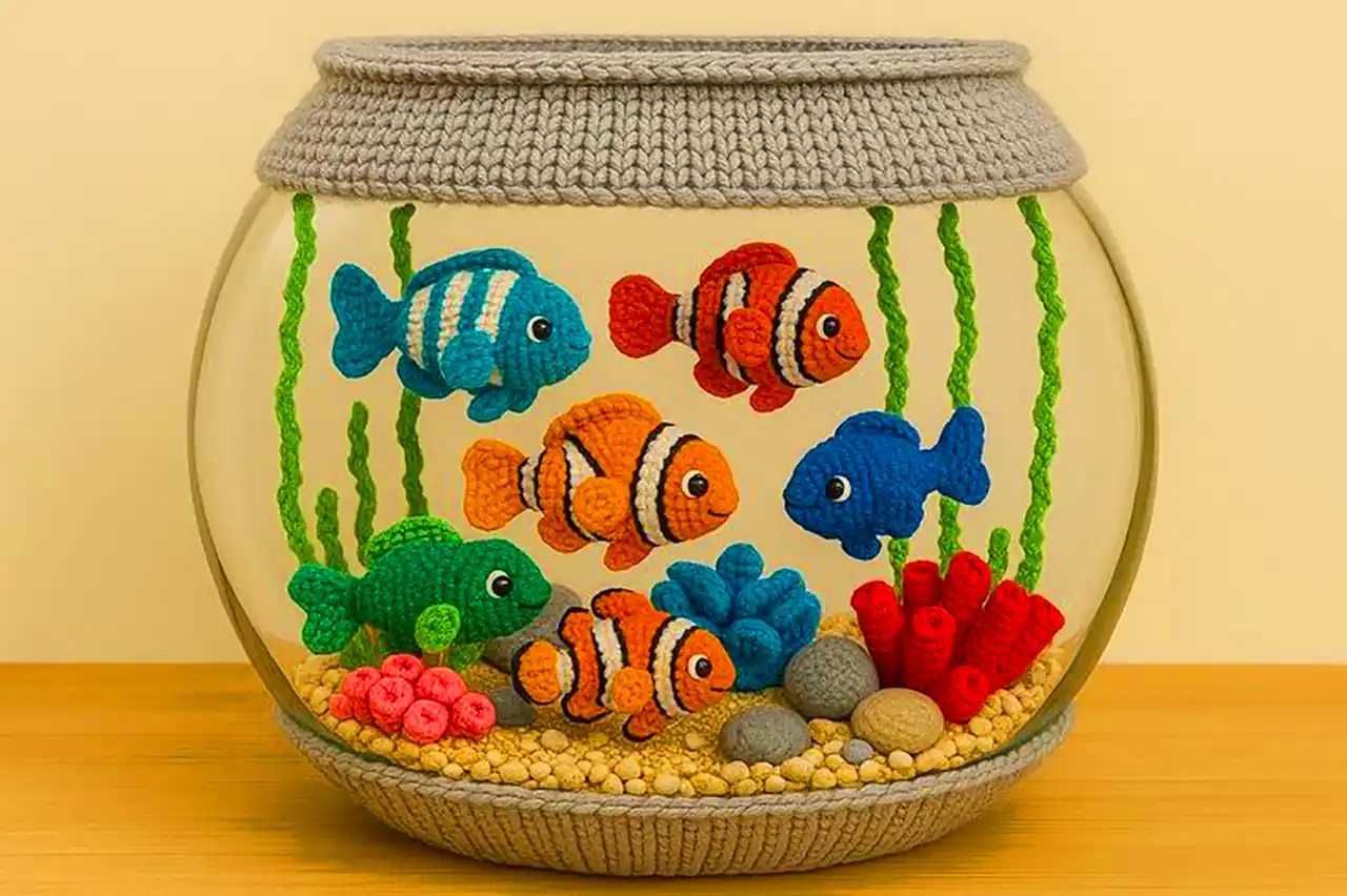 آکواریوم بافتنی هنری