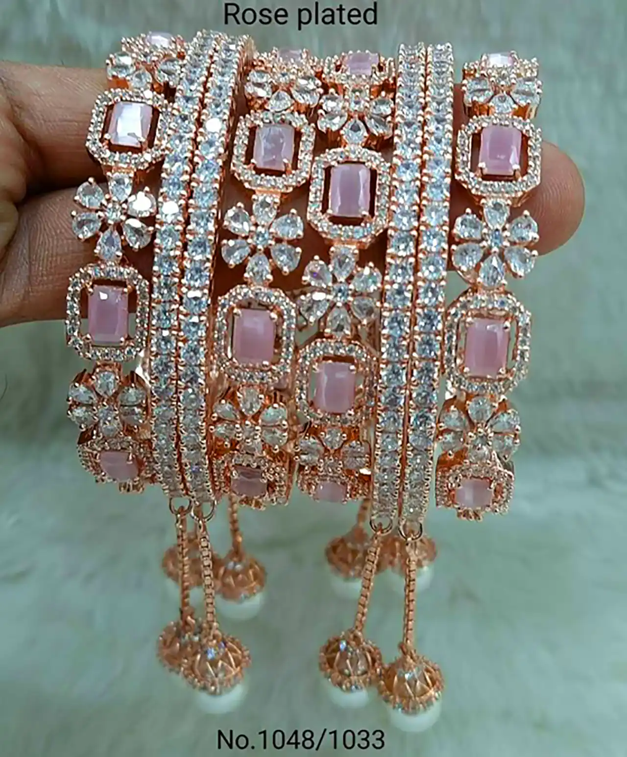 النگو با سنگ جواهر لوکس