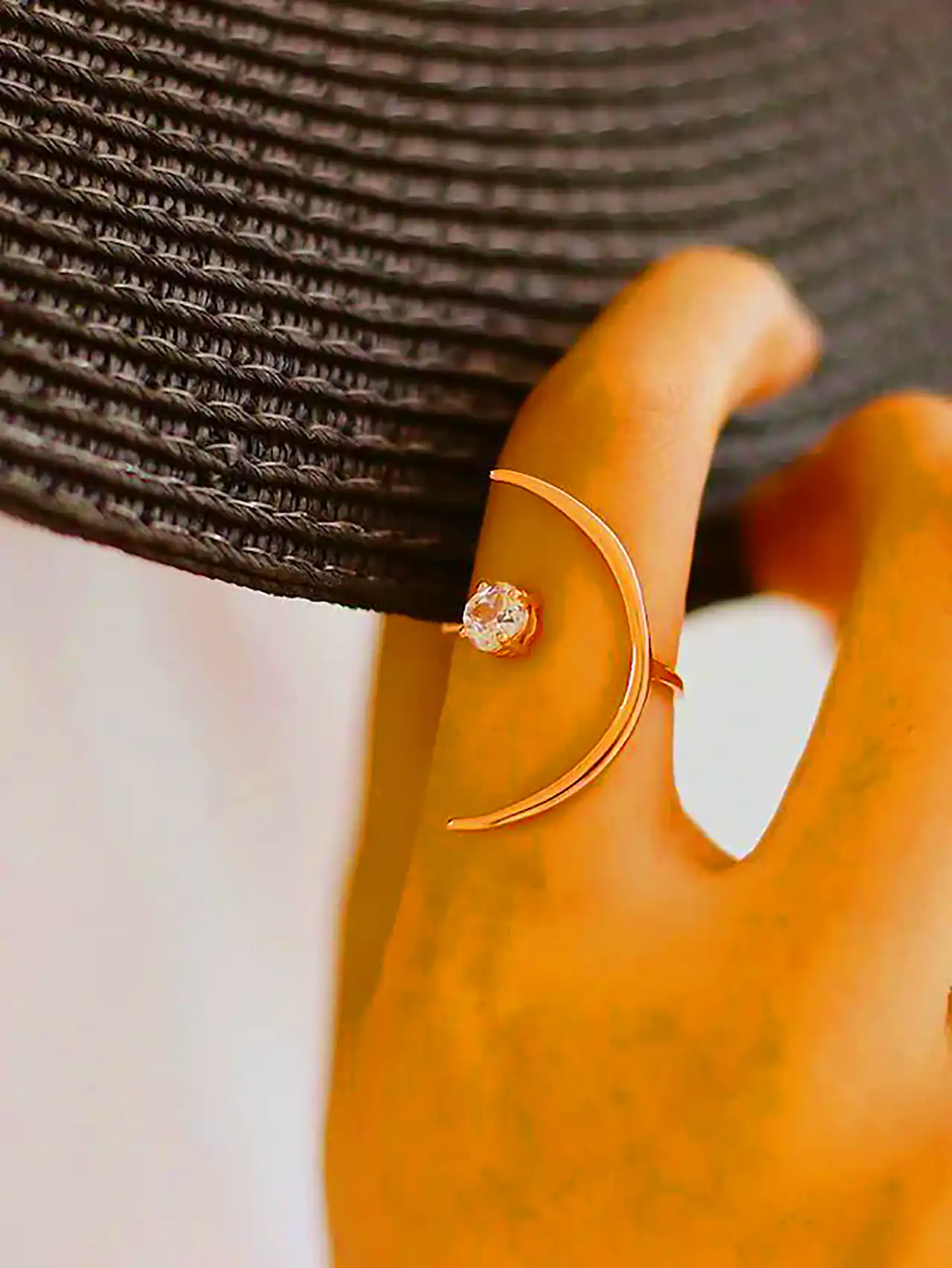 انگشتر دورنگ طلا