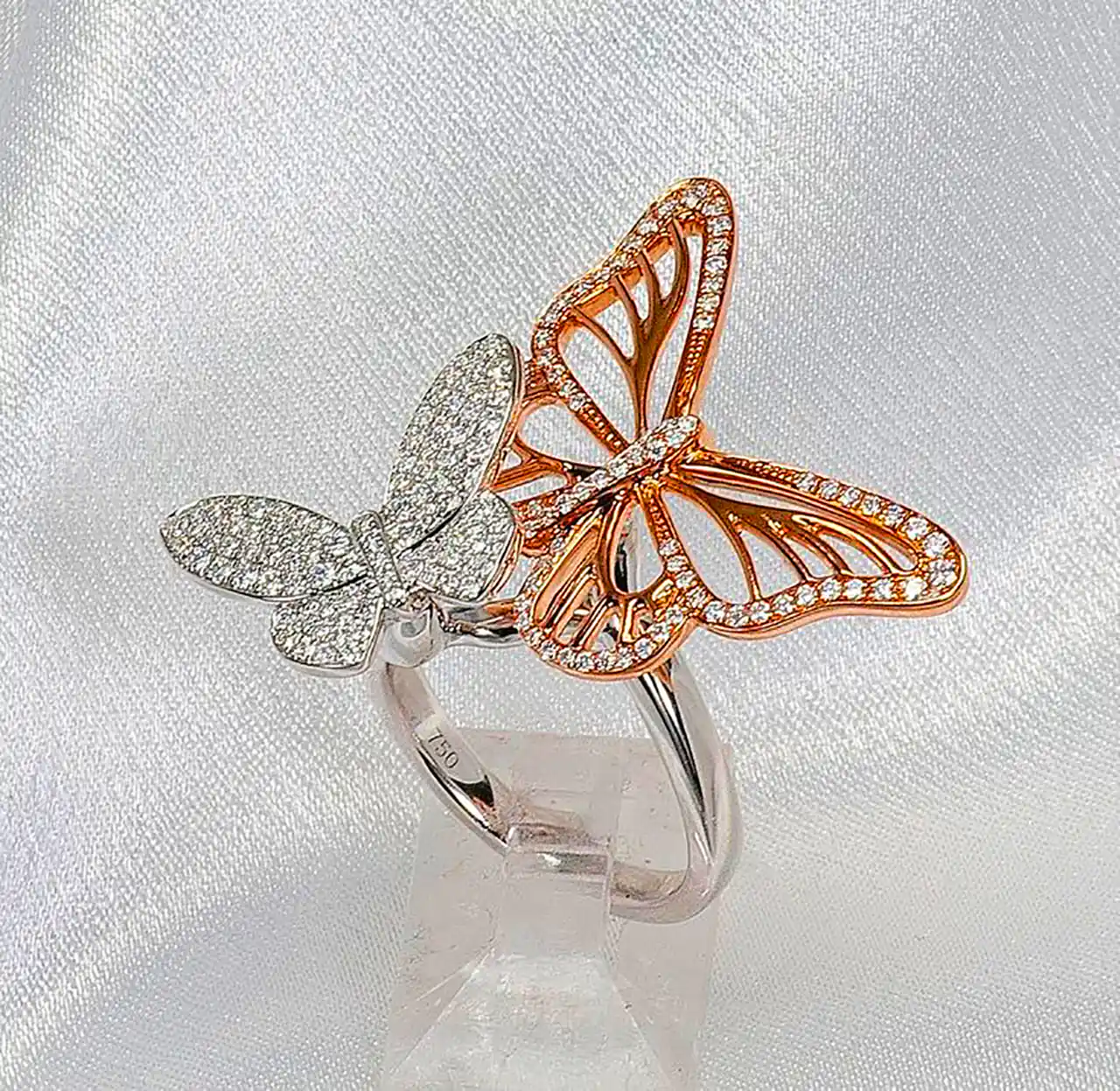 انگشتر فانتزی مدل پروانه