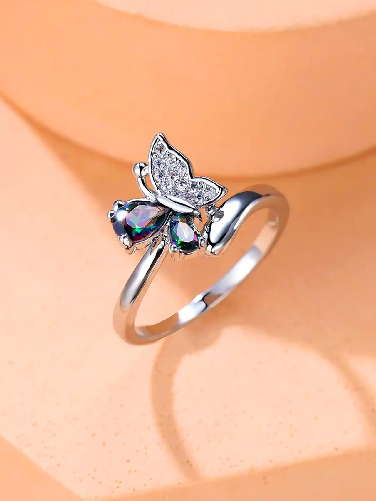 انگشتر فانتزی مدل پروانه