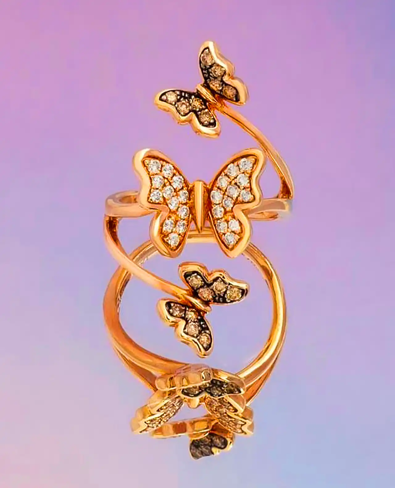 انگشتر فانتزی مدل پروانه