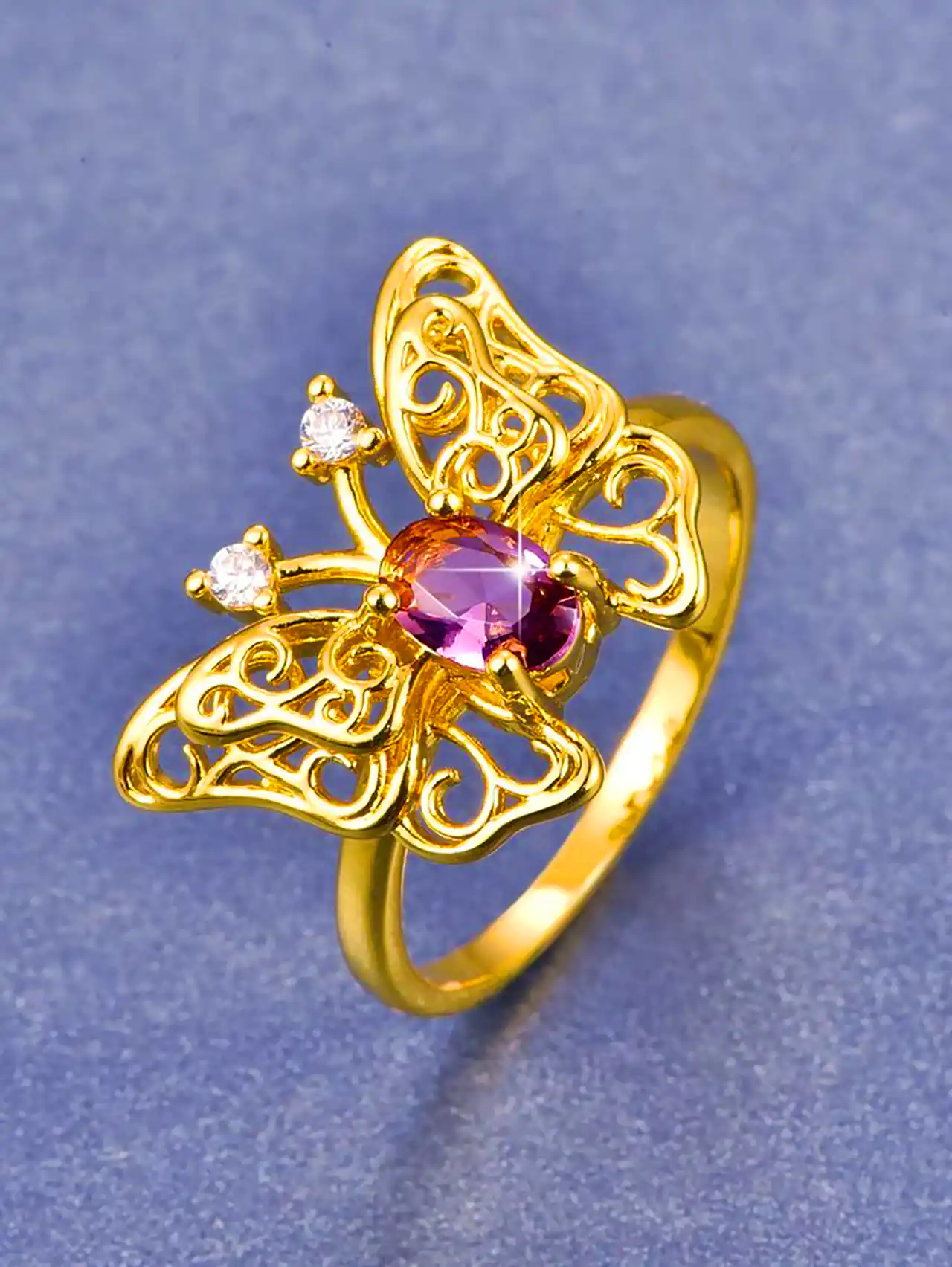 انگشتر فانتزی مدل پروانه