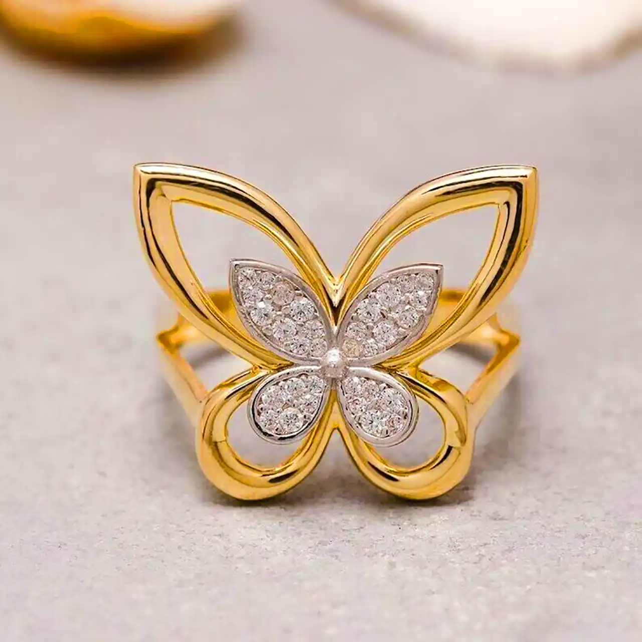 انگشتر فانتزی مدل پروانه
