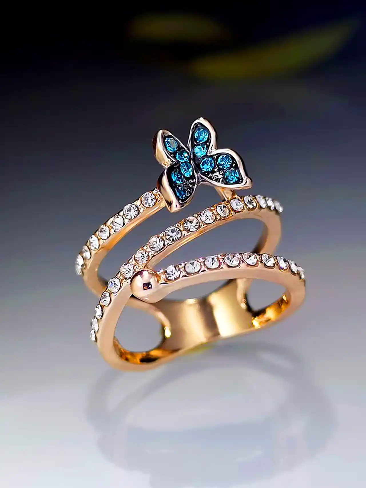 انگشتر فانتزی مدل پروانه