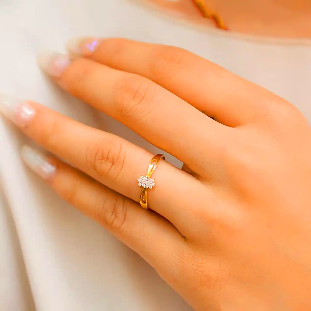 انگشتر مینیمال طلا