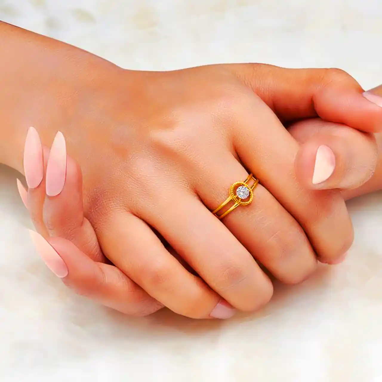 انگشتر مینیمال طلا