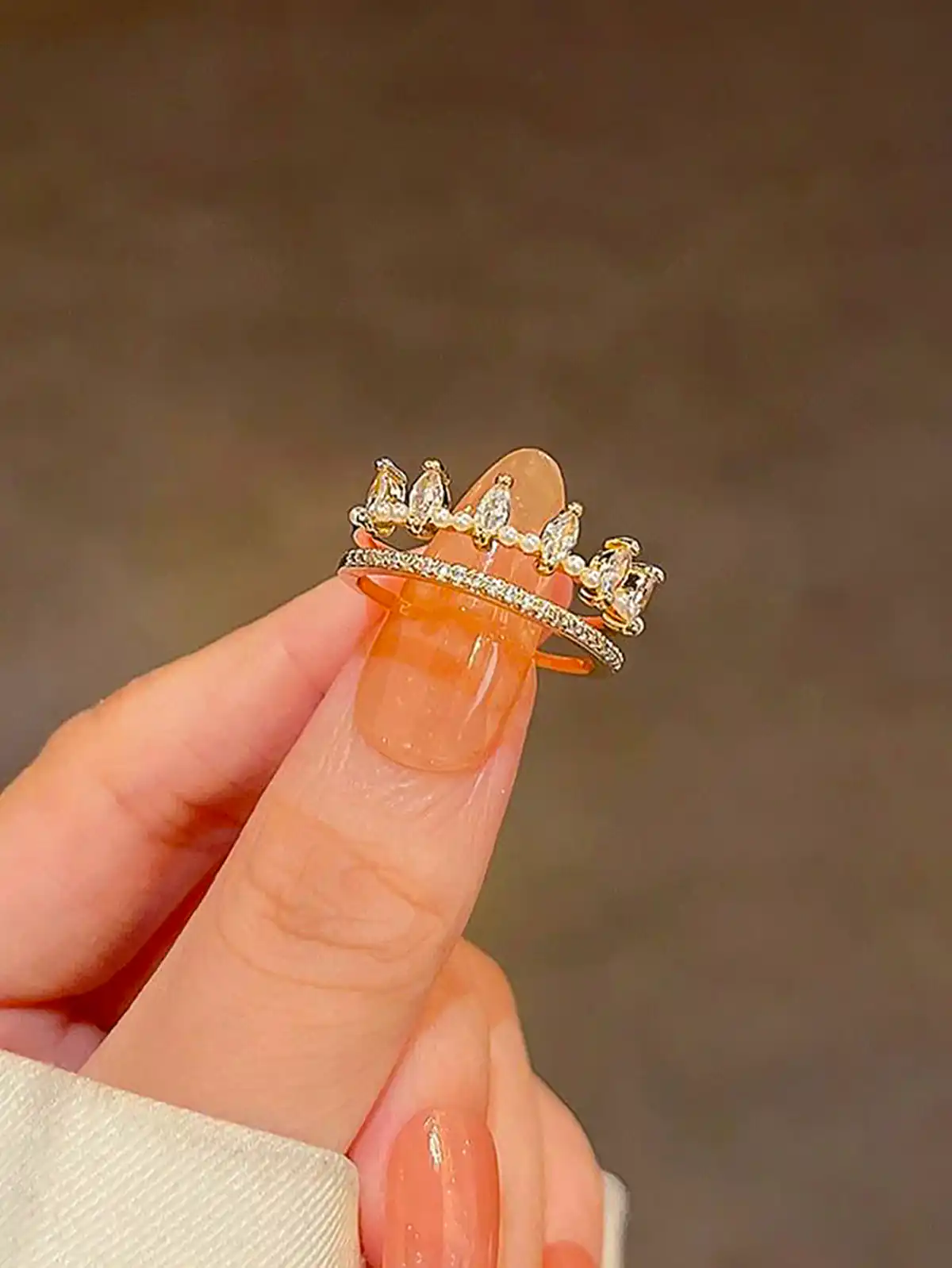 انگشتر طلا تاج