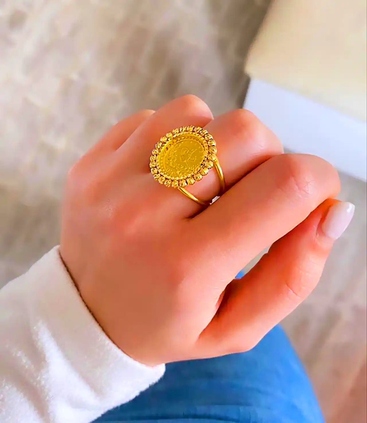 انگشتر طلا زیبا