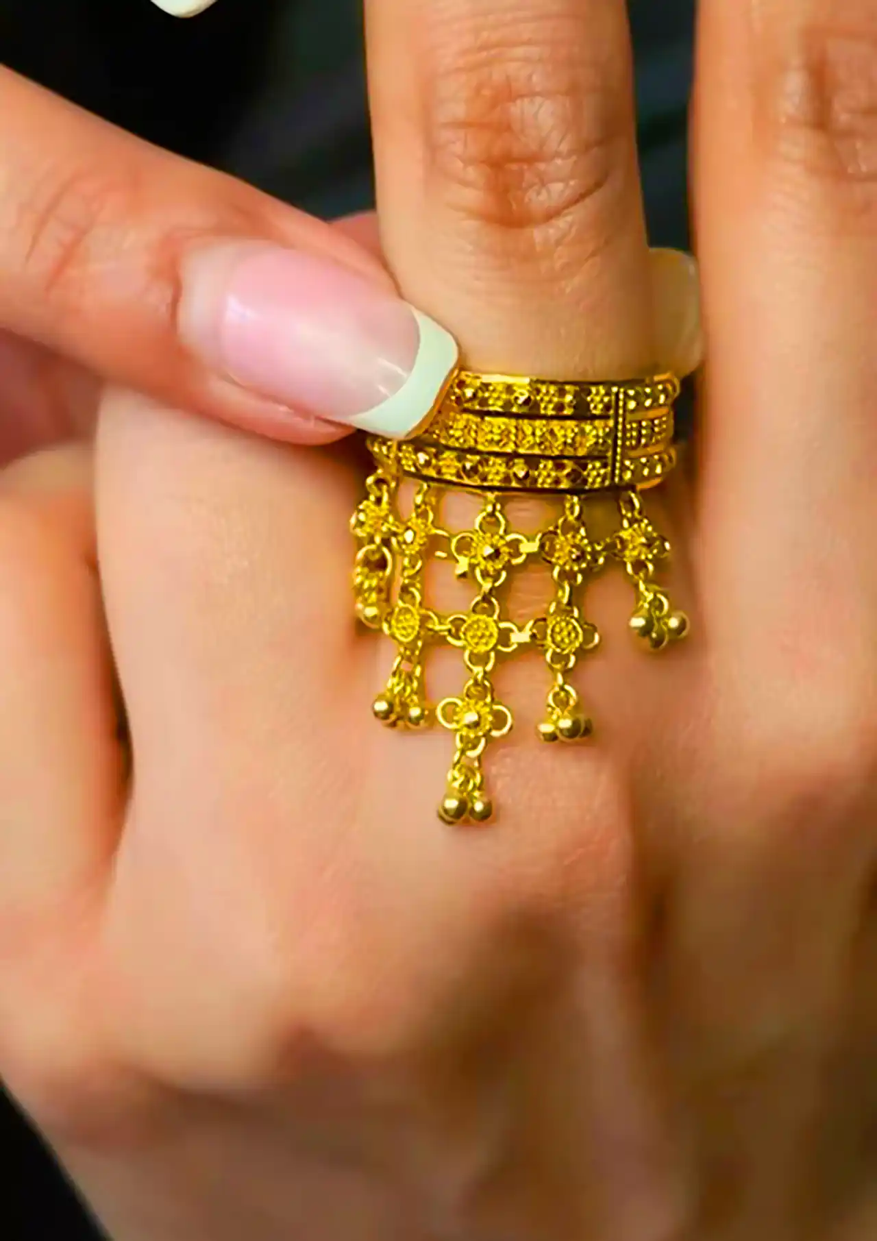 انگشتر طلا زیبا