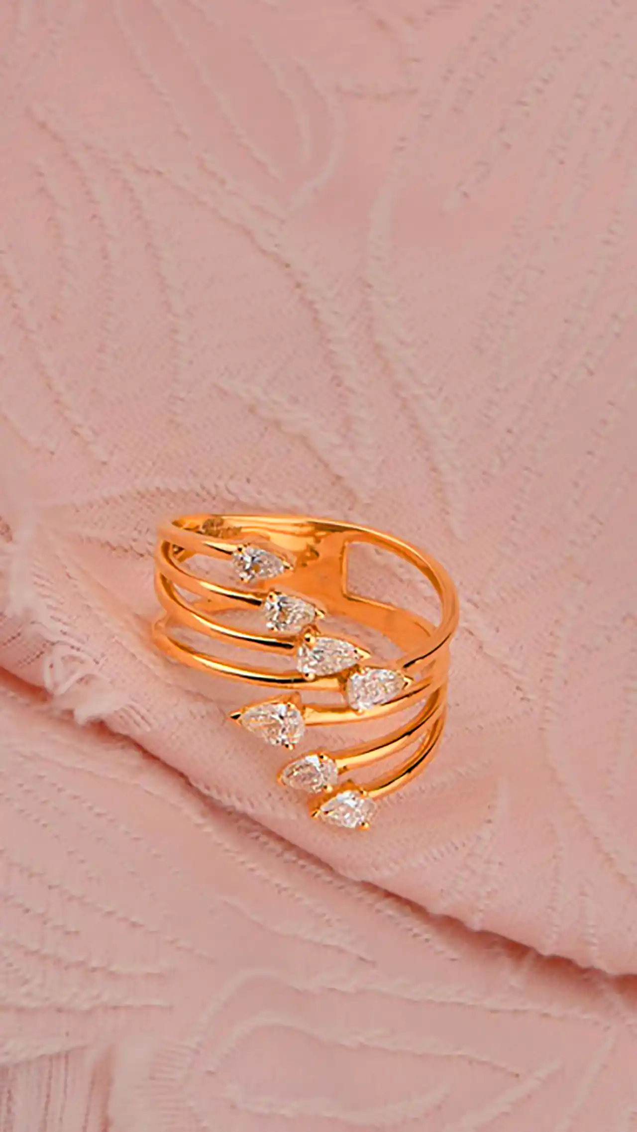 انگشتر طلا زیبا