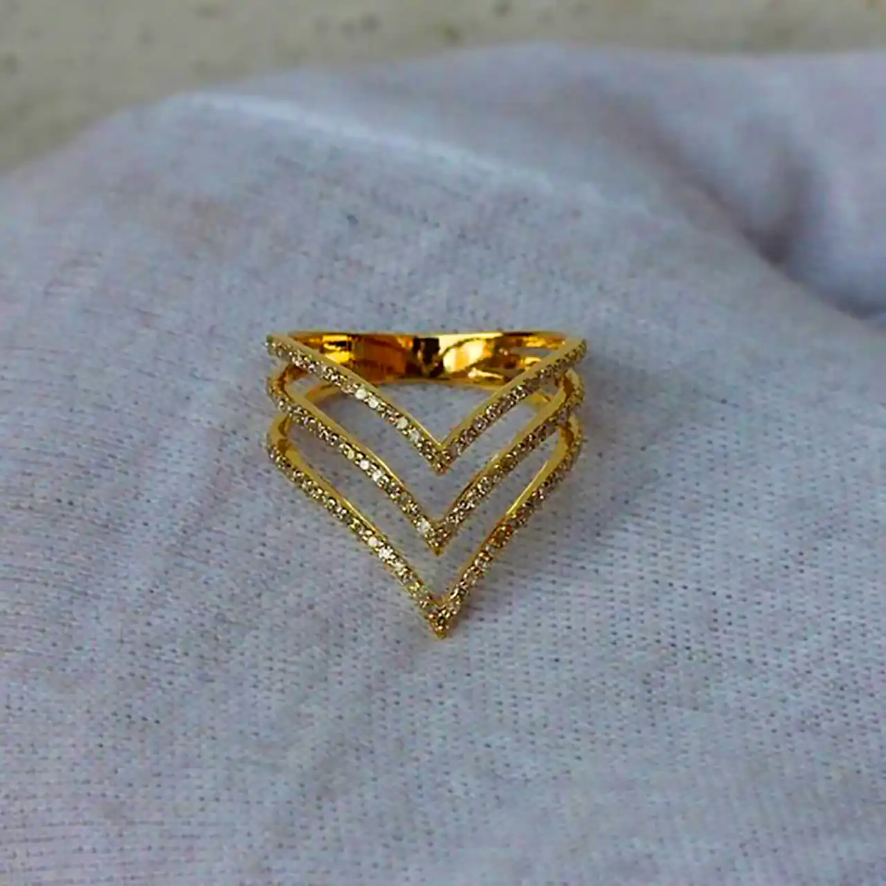 انگشتر طلا زیبا