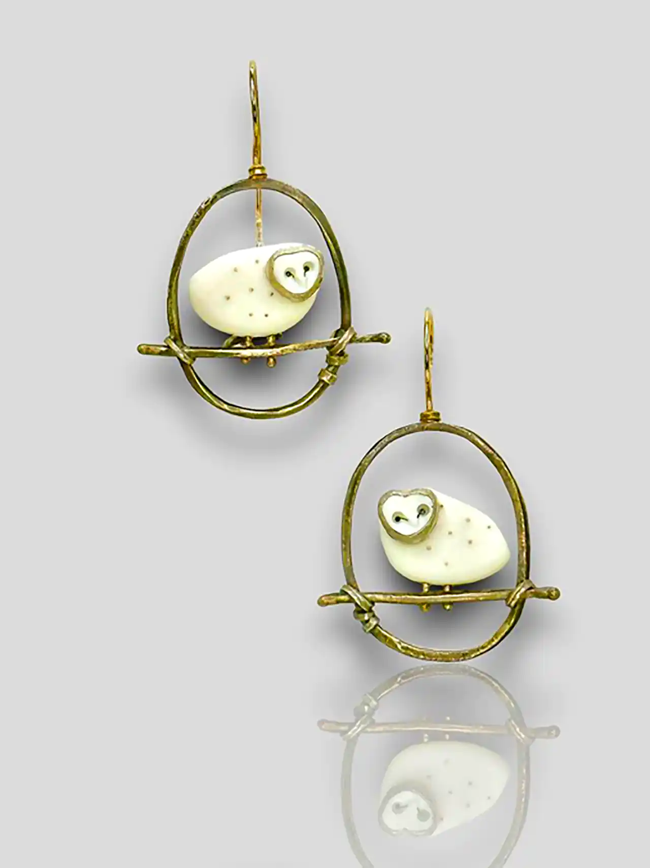 گوشواره طرح جغد